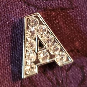 Letter A charm for Pandora's Reflection Bracelet